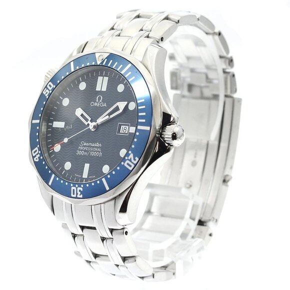 OMEGA Seamaster300 2541.80 Date Navy Dial Quartz Men's Watch_888498 - Picture 1 of 6